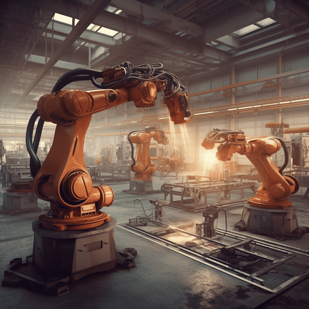 אילוסטרציה רובוטיקה תעשייתית